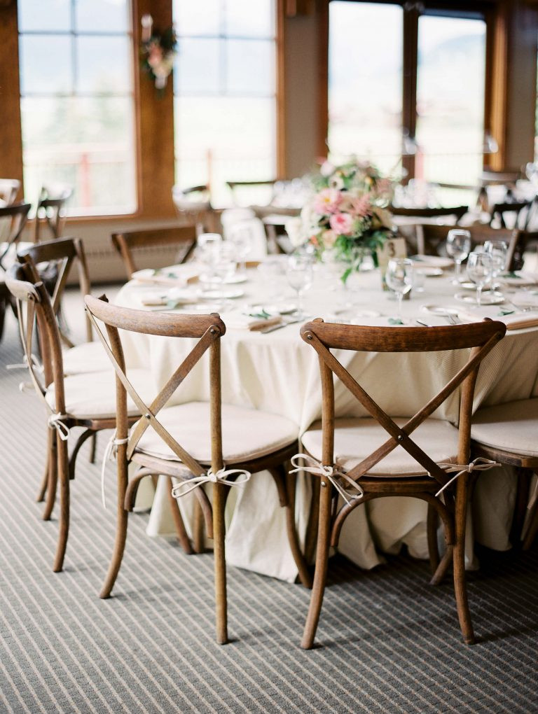 CrossBack Wooden Chair (rent)