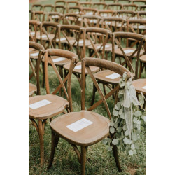 CrossBack Wooden Chair (rent) CrossBack Wooden Chair (rent)