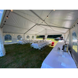White Folding Metal Chair (rent) White Folding Metal Chair (rent)