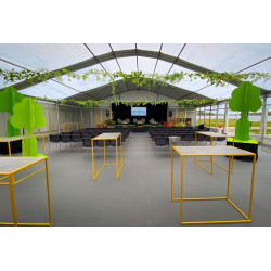 Transparent Arched Modular Tent 15 m wide (rent) Transparent Arched Modular Tent 15 m wide (rent)