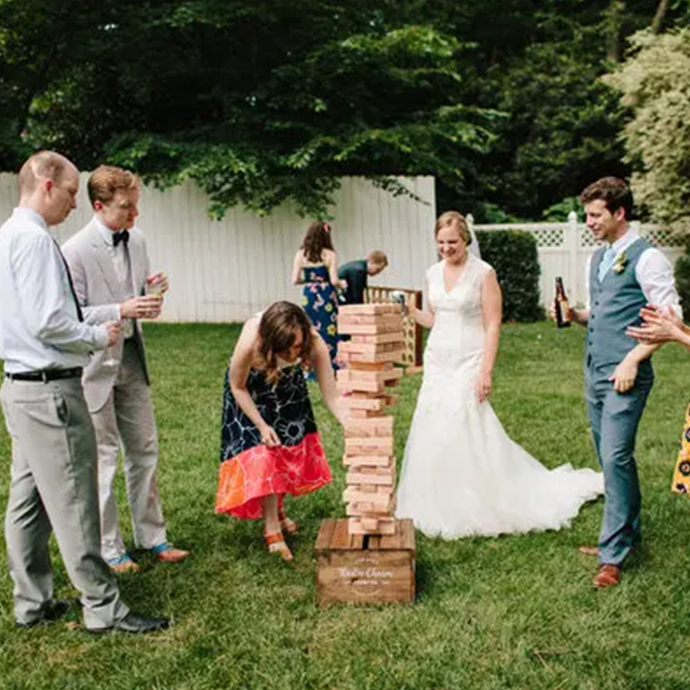 Outdoor games rent - Mega Jenga